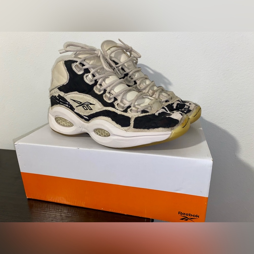 Custom Men's Reebok Question Mid Ankle Reaper Boktobers